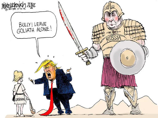 Editorial cartoon for Oct. 15, 2026